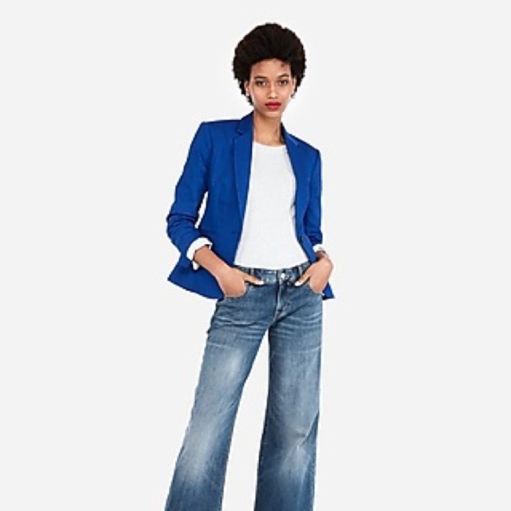 Express royal blue blazer, NWT, Sz 4, Small